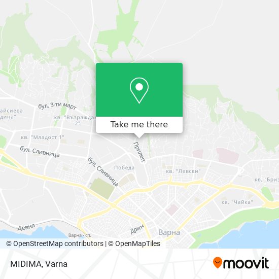Карта MIDIMA