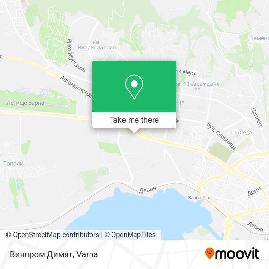 Карта Винпром Димят