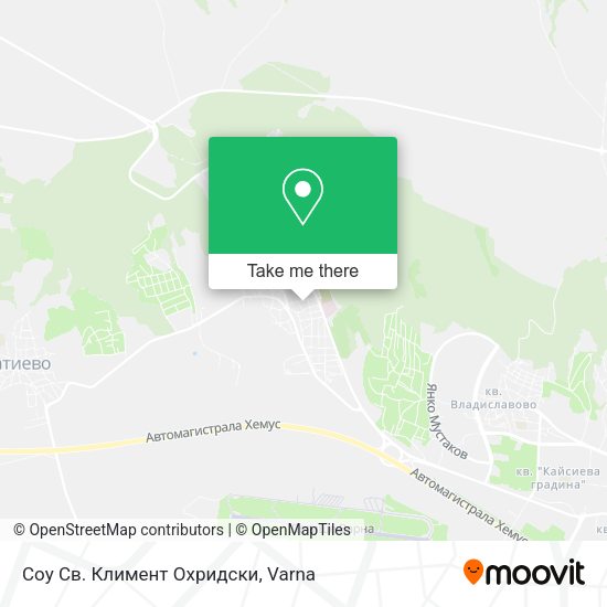 Соу Св. Климент Охридски map