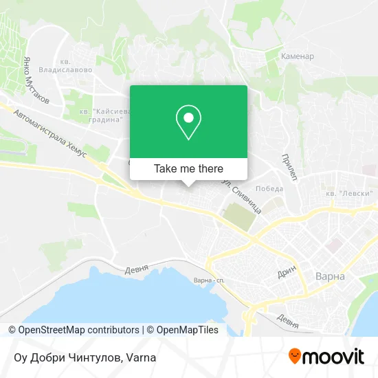 Карта Оу Добри Чинтулов