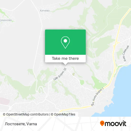 Карта Лостовете