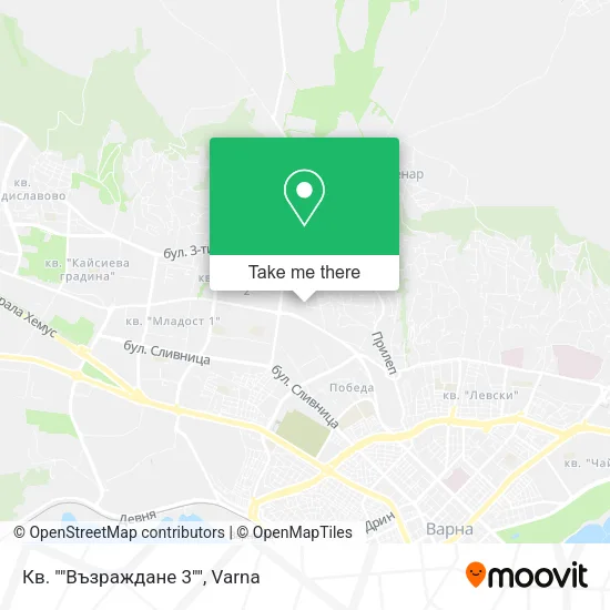 Карта Кв. ""Възраждане 3""