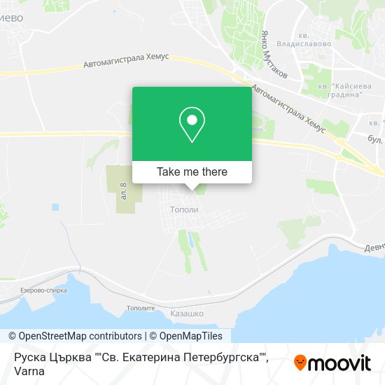 Карта Руска Църква ""Св. Екатерина Петербургска""