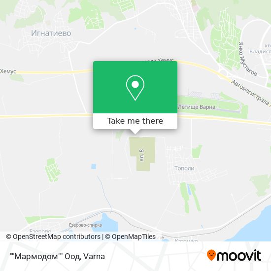 ""Мармодом"" Оод map
