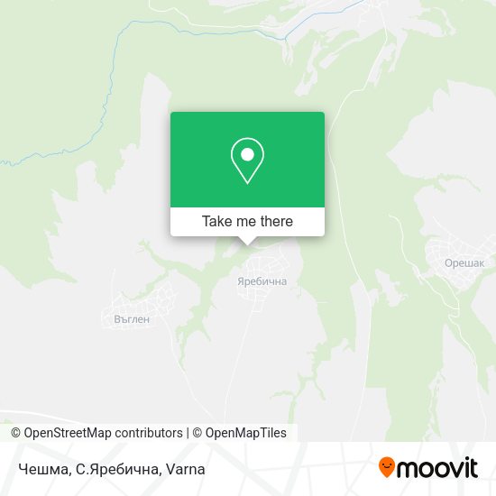 Чешма, С.Яребична map