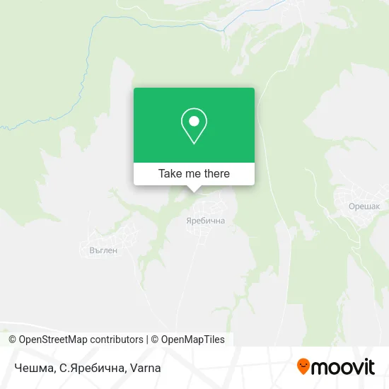 Карта Чешма, С.Яребична