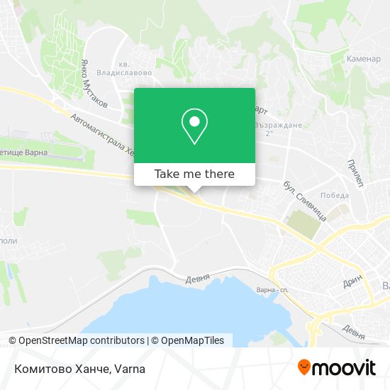 Комитово Ханче map