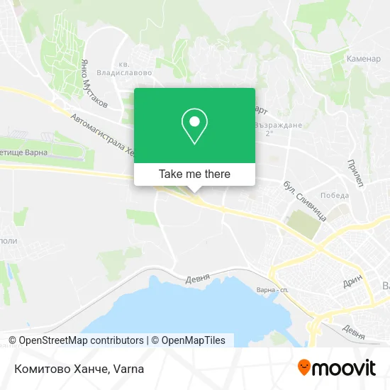 Карта Комитово Ханче
