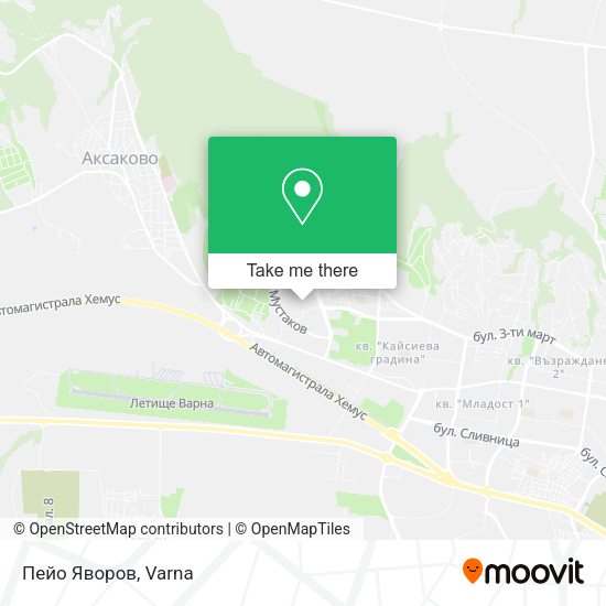 Пейо Яворов map
