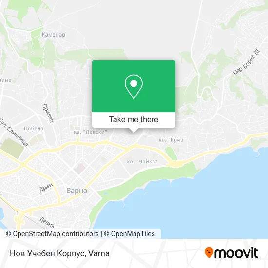 Карта Нов Учебен Корпус