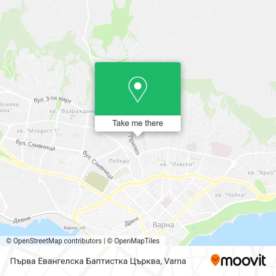 Карта Първа Евангелска Баптистка Църква