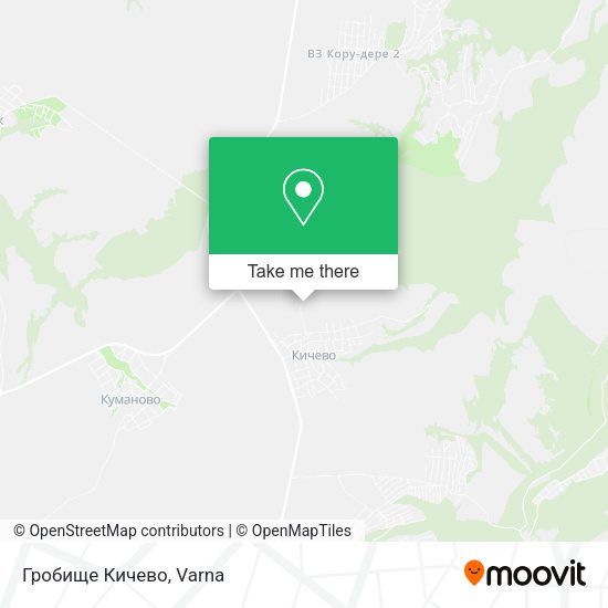 Гробище Кичево map