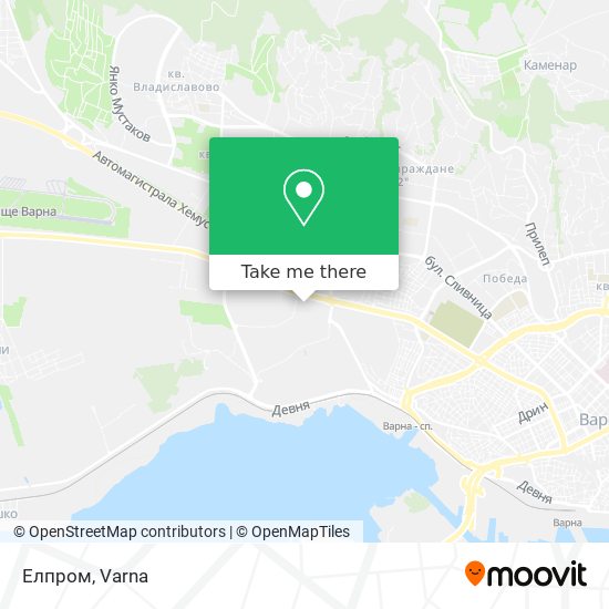 Елпром map