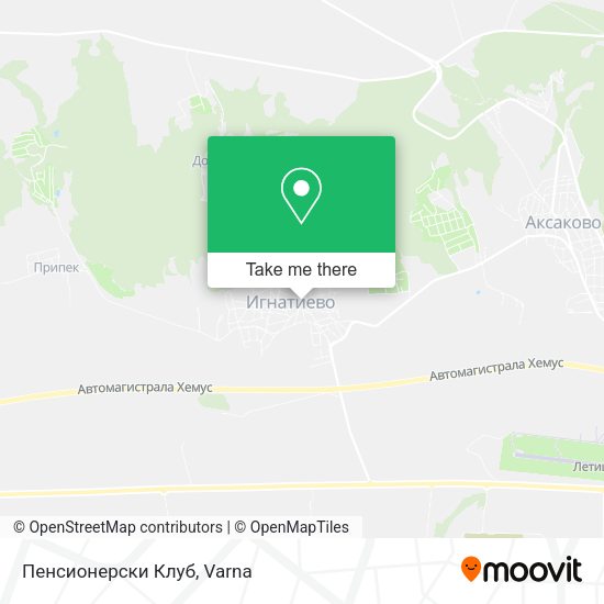 Пенсионерски Клуб map