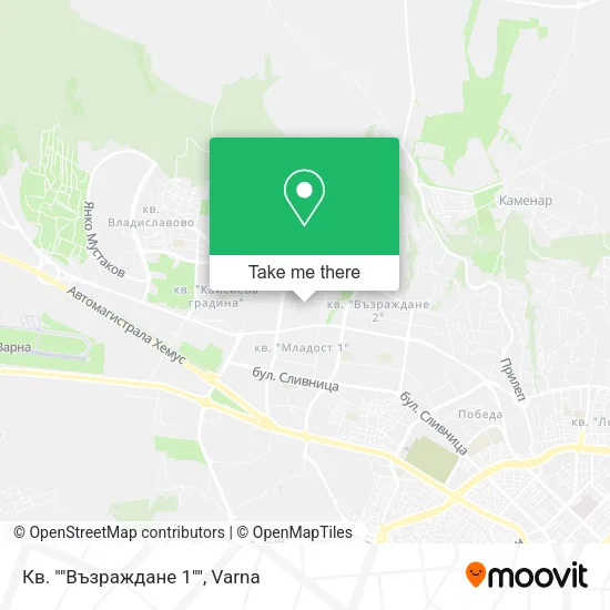 Карта Кв. ""Възраждане 1""