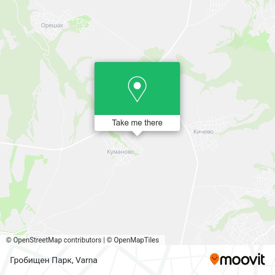 Карта Гробищен Парк