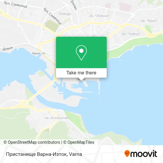 Пристанище Варна-Изток map
