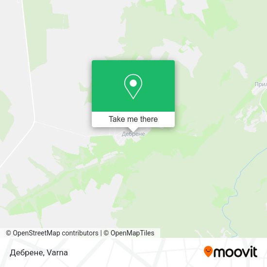 Карта Дебрене