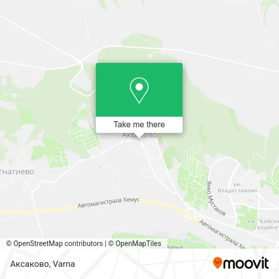 Карта Аксаково