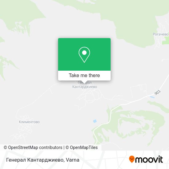Генерал Кантарджиево map