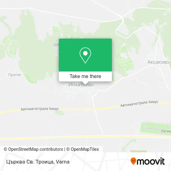 Карта Църква Св. Троица
