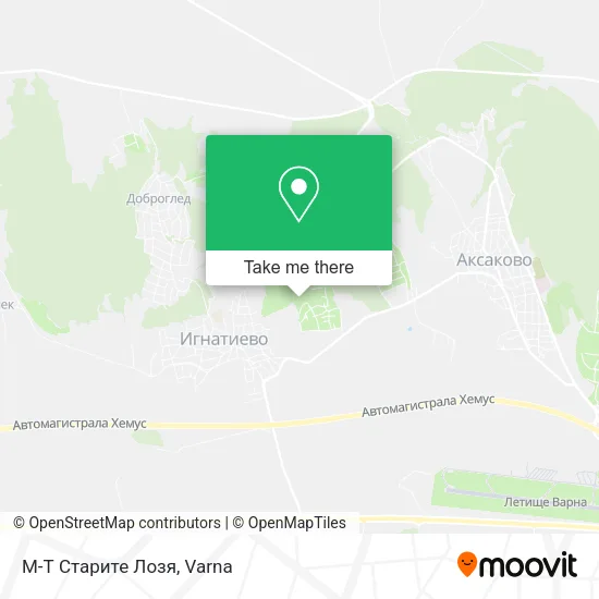 М-Т Старите Лозя map