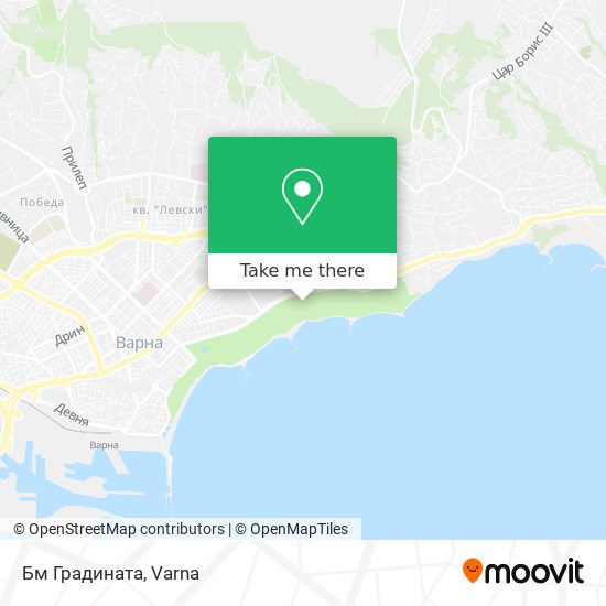 Карта Бм Градината
