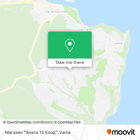 Магазин ""Анита 10 Еоод"" map