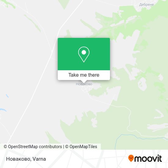Новаково map