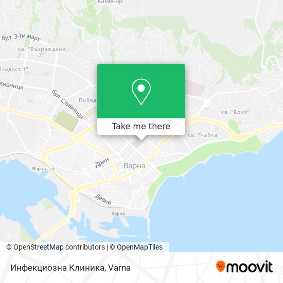 Инфекциозна Клиника map