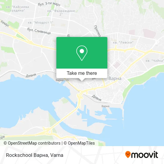 Карта Rockschool Варна
