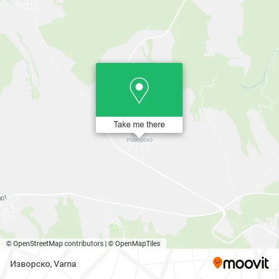 Карта Изворско