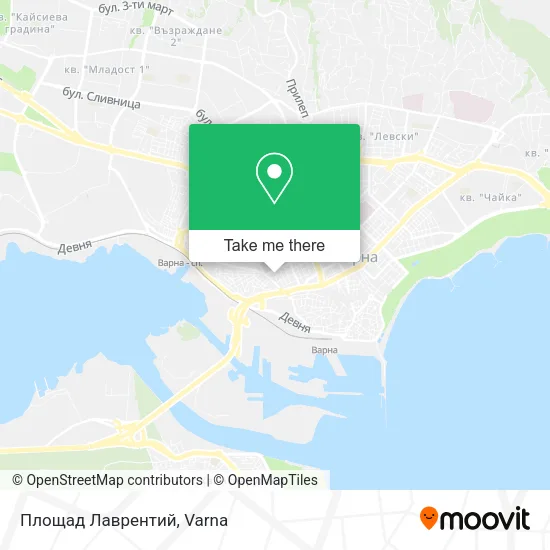 Карта Площад Лаврентий