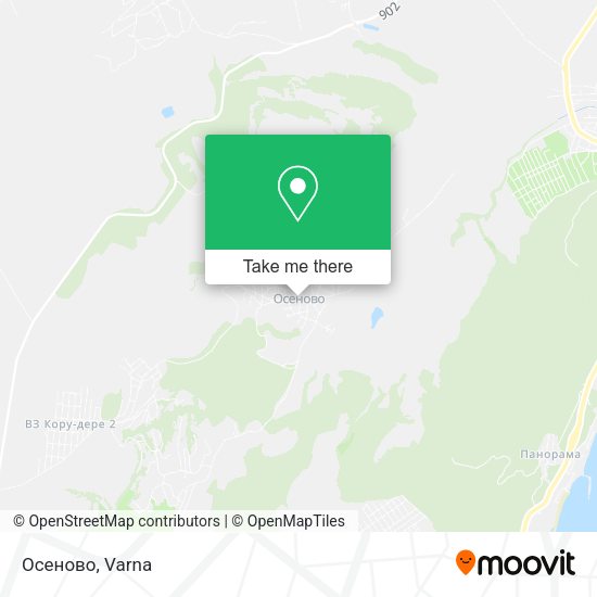 Осеново map