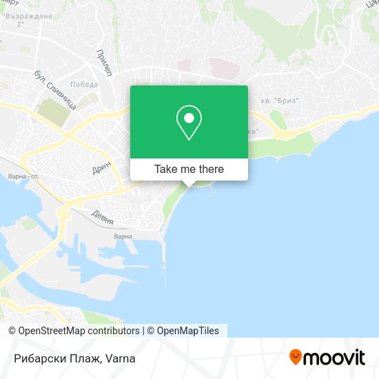 Рибарски Плаж map