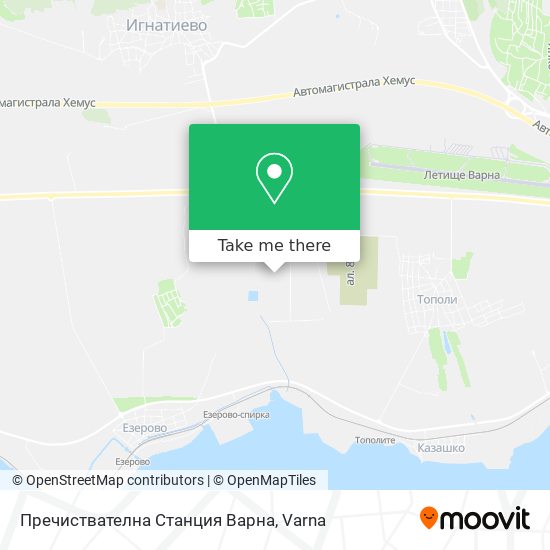 Пречиствателна Станция Варна map