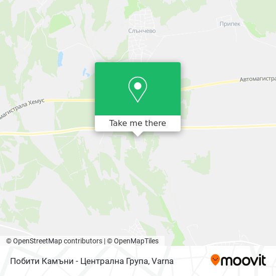 Побити Камъни - Централна Група map