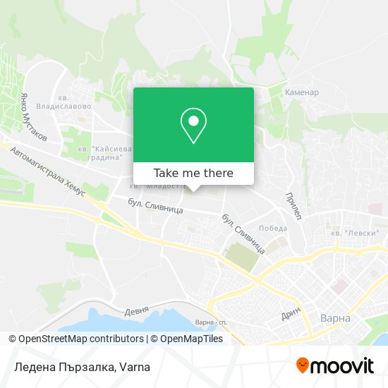 Ледена Пързалка map