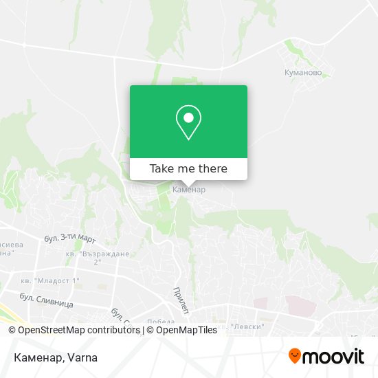 Каменар map