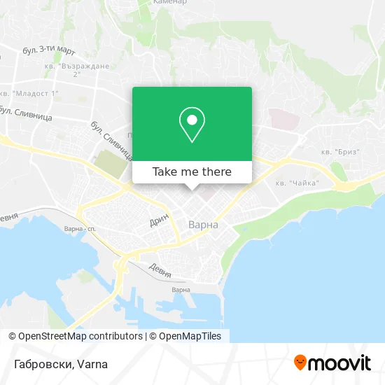 Карта Габровски