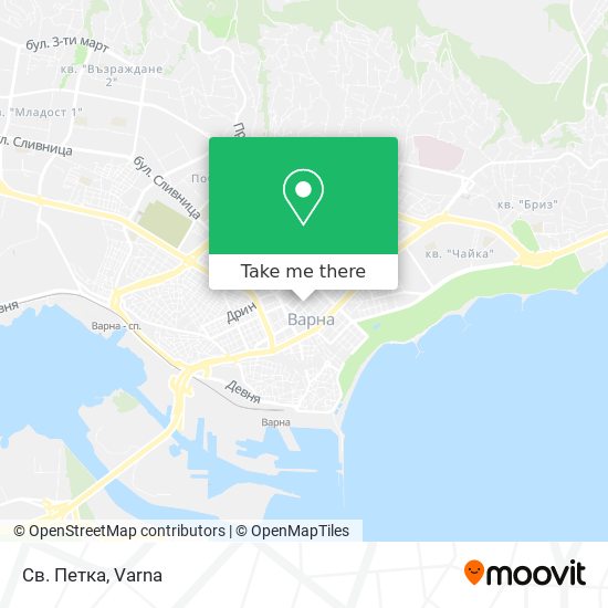 Св. Петка map
