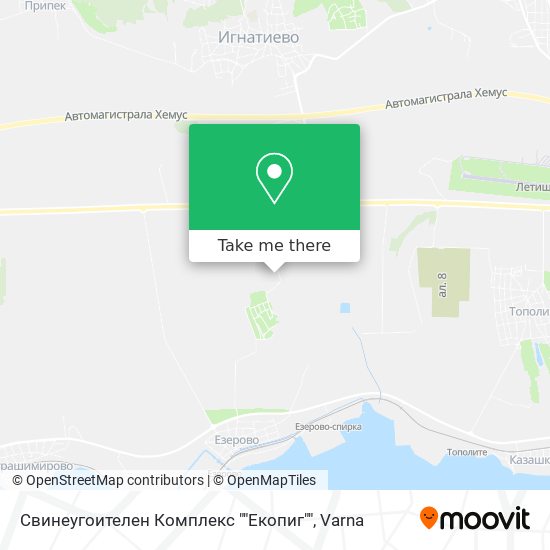 Свинеугоителен Комплекс ""Екопиг"" map