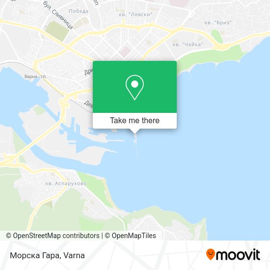 Карта Морска Гара