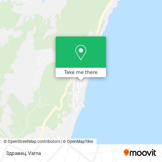 Здравец map