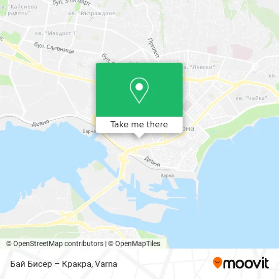 Карта Бай Бисер – Кракра