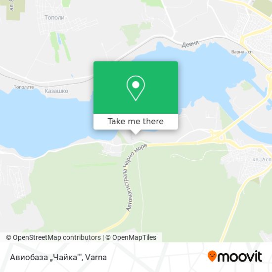 Авиобаза „Чайка"" map