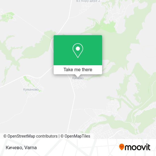 Кичево map