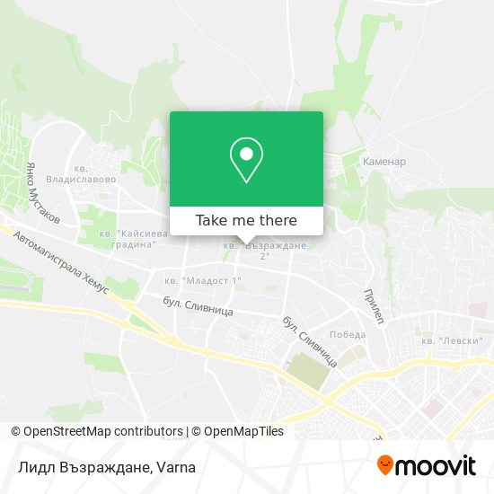 Лидл Възраждане map