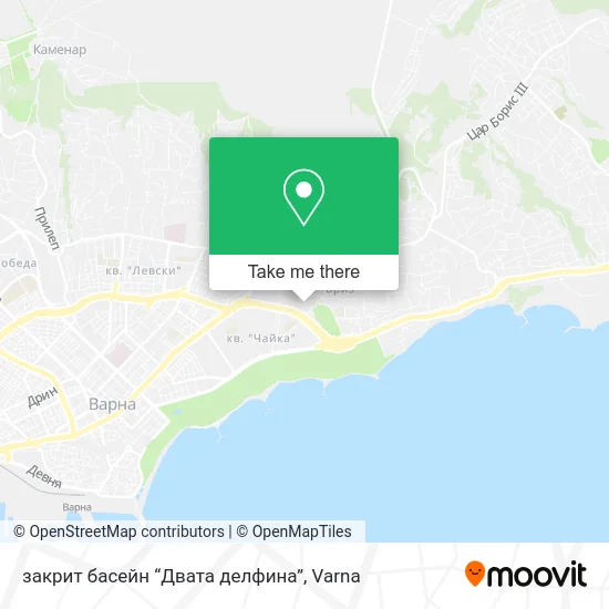Карта закрит басейн “Двата делфина”