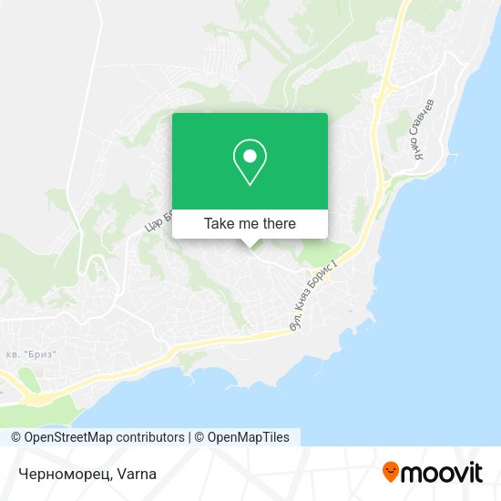 Черноморец map